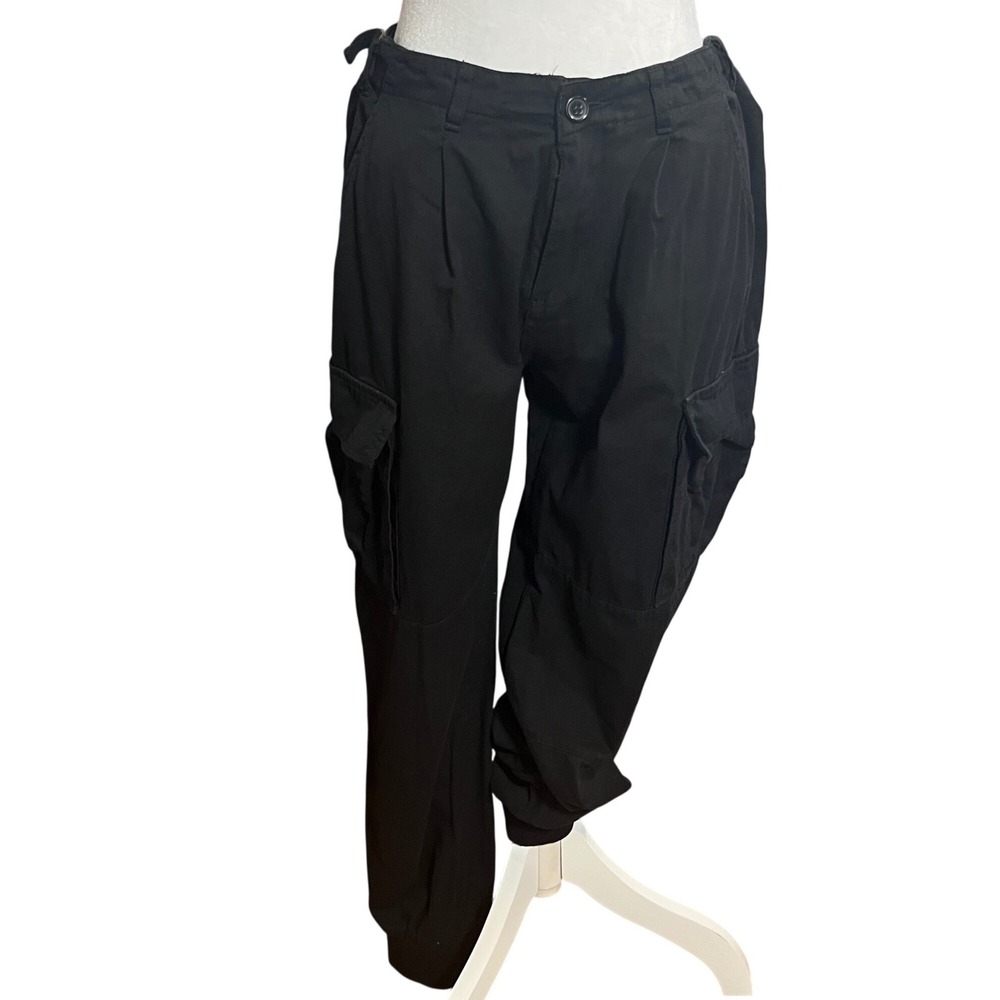 Women's Poster Girl Black Cargo Joggers Size XL